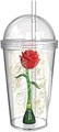 ZAK Designs Детский пластиковый стакан с влагозащитной трубочкой 650 мл и 3D фигуркой Розы из Красавицы и Чудовища 11068843