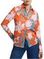 Рубашка с тропическим принтом и сочетающимся воротником Присцилла от Robert Graham, 97% хлопок 11008596