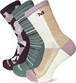 Носки унисекс Merrell для мужчин и женщин, 3 пары, полуподъёмные, дышащие, походные 11043362