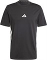 Мужская футболка adidas Essentials из хлопка с классическим дизайном и тремя полосками на рукавах 11078907