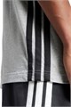 Мужская футболка adidas Essentials из хлопка с классическим дизайном и тремя полосками на рукавах 11078907