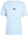 Мужская футболка adidas Essentials из хлопка с классическим дизайном и тремя полосками на рукавах 11078907
