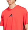 Мужская футболка adidas Essentials из хлопка с классическим дизайном и тремя полосками на рукавах 11078907