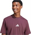 Мужская футболка adidas Essentials из хлопка с классическим дизайном и тремя полосками на рукавах 11078907