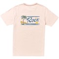 Rvca Футболка из 100% хлопка Exotica с короткими рукавами, в классическом фасоне, удобно и универсально подходит для любого случая 11051880