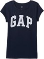 Gap Футболка для девочек с короткими рукавами, 100% хлопок, удобная посадка, стильный принт 11092735