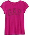 Gap Футболка для девочек с короткими рукавами, 100% хлопок, удобная посадка, стильный принт 11092735
