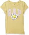 Gap Футболка для девочек с короткими рукавами, 100% хлопок, удобная посадка, стильный принт 11092735