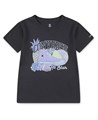Футболка для девочек-подростков Converse Big с короткими рукавами, мягкий джерси, 60% хлопок 11035462