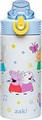 ZAK Designs Детская бутылка для воды 414 мл из нержавеющей стали с соломинкой и крышкой от протечек, для школы и путешествий 11051113