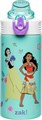 ZAK Designs Детская бутылка для воды 414 мл из нержавеющей стали с соломинкой и крышкой от протечек, для школы и путешествий 11051113