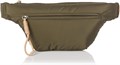 Dolce Vita Оливковая нейлоновая поясная сумка Mickie 25 см с молнией и задним карманом 11068821