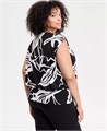 I.N.C. International Concepts Эксклюзивный топ большого размера с животным принтом и V-образным вырезом 11054745