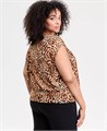 I.N.C. International Concepts Эксклюзивный топ большого размера с животным принтом и V-образным вырезом 11054745