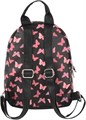 Jessica Simpson Дамский мини-рюкзак из водоотталкивающей веганской кожи для работы и путешествий (чёрные ромашки) 10022468