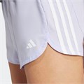 Женские тренировочные шорты adidas Pacer с тремя полосками, высокой талией и технологией AEROREADY, из переработанного полиэстера 11067904