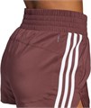 Женские тренировочные шорты adidas Pacer с тремя полосками, высокой талией и технологией AEROREADY, из переработанного полиэстера 11067904