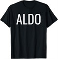 Классическая хлопковая футболка Aldo с двойной строчкой 11071208