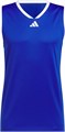 Футболка с широкими проймами и V-образным вырезом adidas для баскетбольных тренировок, 100% переработанный полиэстер 11099601