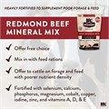 Redmond Минеральная смесь для скота с 60+ микроэлементами: фосфор, кальций, магний, селен, витамины A, D, E 11106582