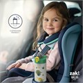 ZAK Designs Детская 19-унциевая бутылка для воды из нержавеющей стали с соломинкой и крышкой от протекания 11049091