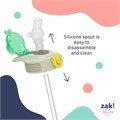 ZAK Designs Детская 19-унциевая бутылка для воды из нержавеющей стали с соломинкой и крышкой от протекания 11049091