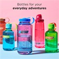 Nalgene Чехол для бутылки - легкий неопреновый утеплитель на 32 унции, предотвращающий конденсацию, серый 11082429