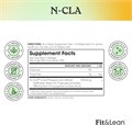 Fit &amp, Lean N-CLA 120 порций, эффективно снижает жировые отложения на животе, поддерживает мышечную массу, без стимуляторов и содержит очищенную форму линолевой кислоты 11080026