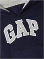 Детская худи GAP с логотипом, 100% хлопок, удобная модель с капюшоном и застежкой на молнии 10022756