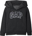 Детская худи GAP с логотипом, 100% хлопок, удобная модель с капюшоном и застежкой на молнии 10022756