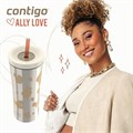 Contigo Бутылка-блендер Shake &amp, Go с автозакрывающейся крышкой, 20 унций, пластик 11051426