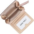 Nine West Компактный бумажник на молнии из жесткого материала с внутренними карманами для организации 11096121