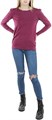 Пуловер из хлопка и кашемира для женщин размера плюс Anne Klein, фиолетовый, с длинным рукавом, классическим вырезом 11071348