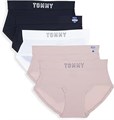Женские стильные и элегантные хипстеры Tommy Hilfiger, 5 шт., из 76% нейлона и 24% эластана 11087589