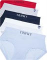 Женские стильные и элегантные хипстеры Tommy Hilfiger, 5 шт., из 76% нейлона и 24% эластана 11087589