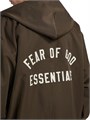 Куртка с капюшоном из текстурного нейлона с длинными рукавами и карманами Fear of God Essentials Coaches 11020020