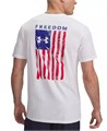 Мужская футболка с логотипом Freedom Flag от Under Armour, обычный крой, короткий рукав 11071681