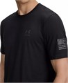 Мужская футболка с логотипом Freedom Flag от Under Armour, обычный крой, короткий рукав 11071681
