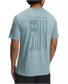 Мужская футболка с логотипом Freedom Flag от Under Armour, обычный крой, короткий рукав 11071681