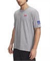 Мужская футболка с логотипом Freedom Flag от Under Armour, обычный крой, короткий рукав 11071681