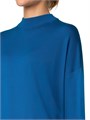 Свитер из шерсти с воротником-стойкой Akris Punto, длинными рукавами и рибаной 11010700