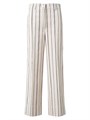 Хлопковые брюки Chiara с полосками от Akris Punto, высокой посадки, прямого кроя, с четырьмя карманами 11018646
