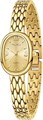 Diaofendi Золотистые женские винтажные овальные водонепроницаемые часы с японским кварцевым механизмом и регулируемым ремешком 11054613