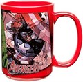 ZAK Designs Большая керамическая кружка Avengers красного цвета, безопасная для посудомоечной машины и микроволновой печи, 100% без BPA 11103038