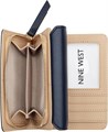 Nine West Стильный женский бумажник из искусственной кожи с молнией и отделением для карт 11054320