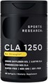 Sports Research Веганский CLA 1250 мг с активной конъюгированной линолевой кислотой | 80% активного CLA, без ГМО, 90 капсул 11075270