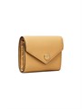 Tory Burch Женский мини-кошелек из текстурированной кожи с монограммой, с одним отделением на молнии и четырьмя слотами для карт 11010743