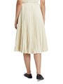 Proenza Schouler White Label Юбка миди Rosalyn из искусственной плиссированной кожи с поясом и боковой молнией 11021914