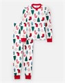 Carter',s Фланелевые праздничные пижамы из 100% хлопка: комплект из 2 предметов с длинным рукавом, для взрослых - белый 11038588