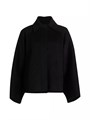 LOULOU DE SAISON Wool &amp,amp, Cashmere Crop Coat 11012048